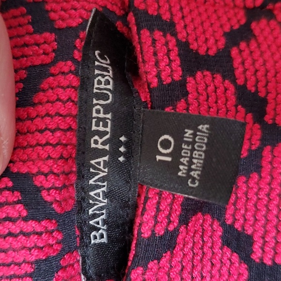 Banana Republic print pleated ruffle skirt - Picture 6 of 7